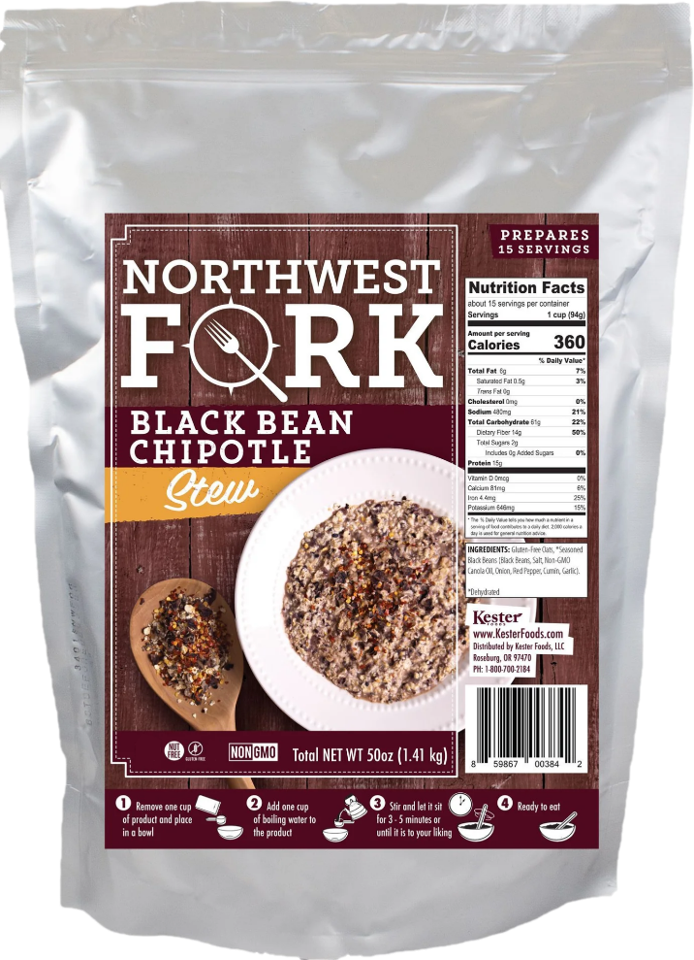 Black Bean Chipotle Stew (15 Servings)