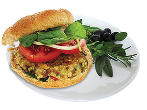Vegan Burger 4-Pack (72 Servings Total): Viva Italiano, Veggie Six, Vege Caliente, and B.B. & Ohh!