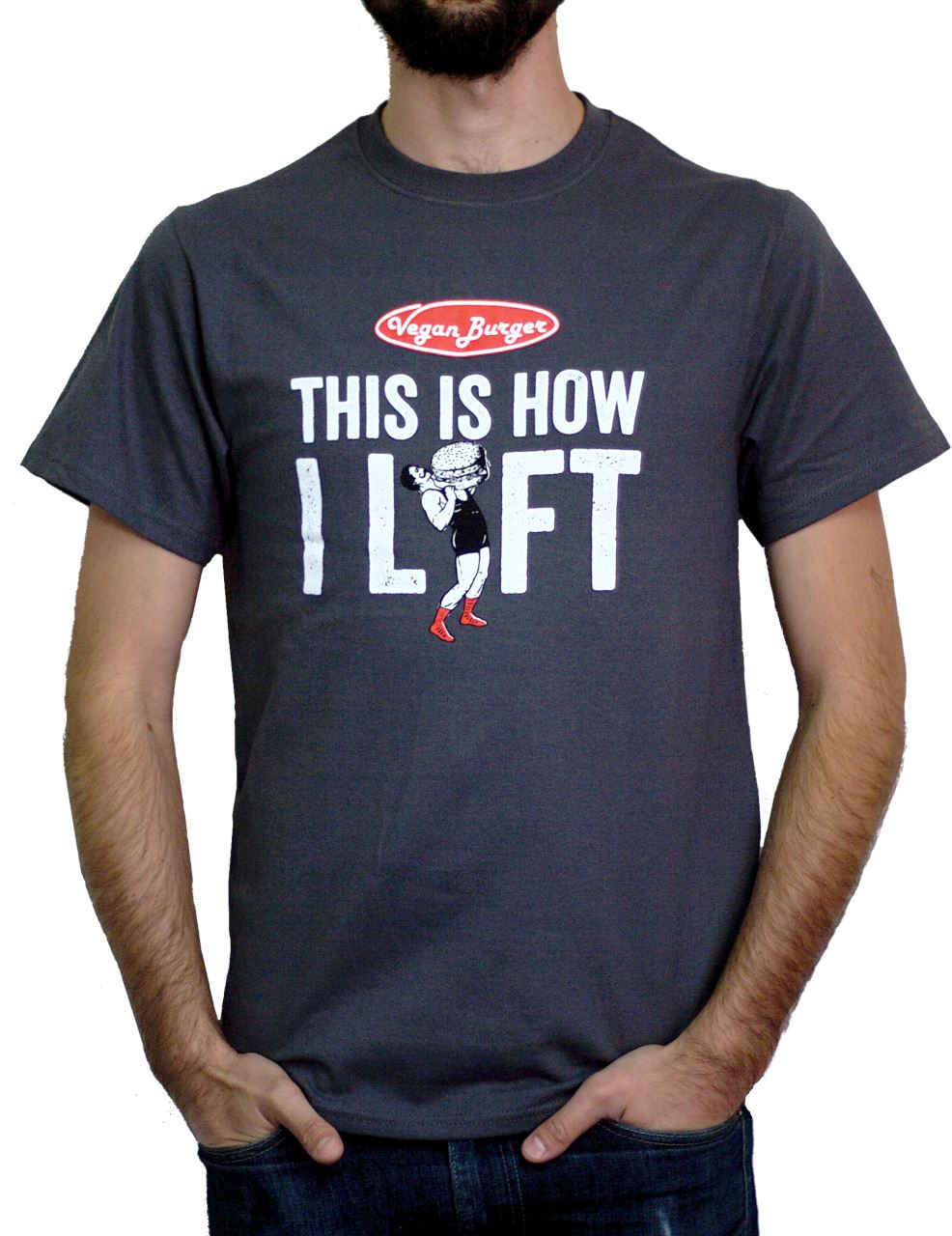 "This Is How I Lift" Vegan Burger T-shirt