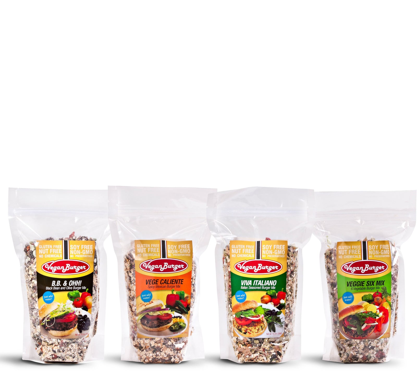 Vegan Burger 4-Pack - 36 Burgers Total