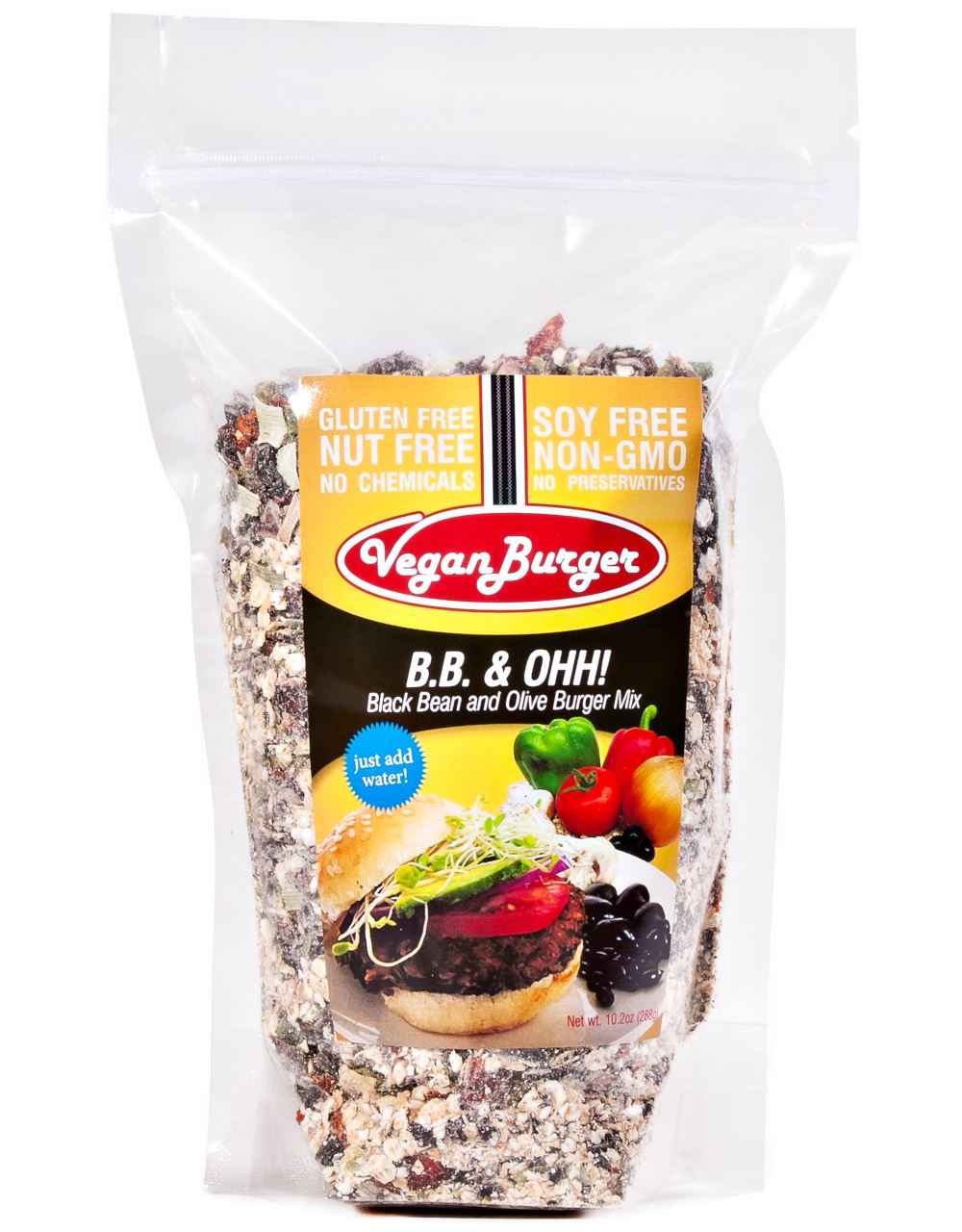 Vegan Burger (9 Patties): B.B. & Ohh!