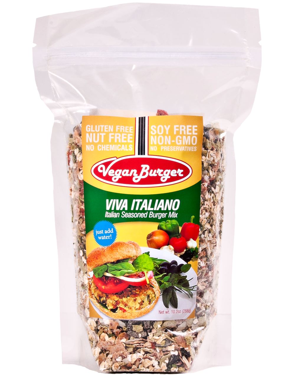 Vegan Burger (9 Patties): Viva Italiano